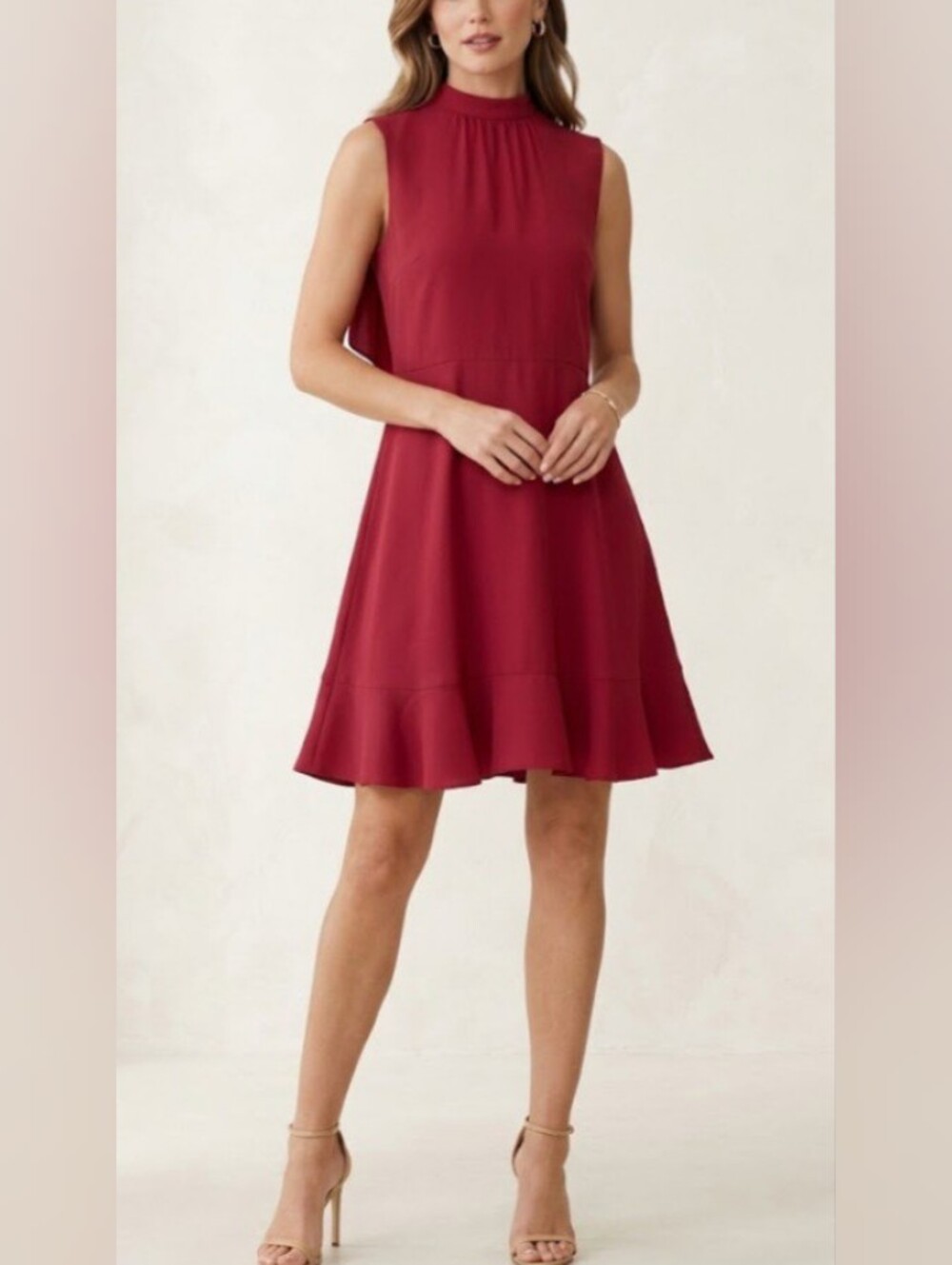 RED Valentino Red Cold Shoulder Cape Dress - US 4